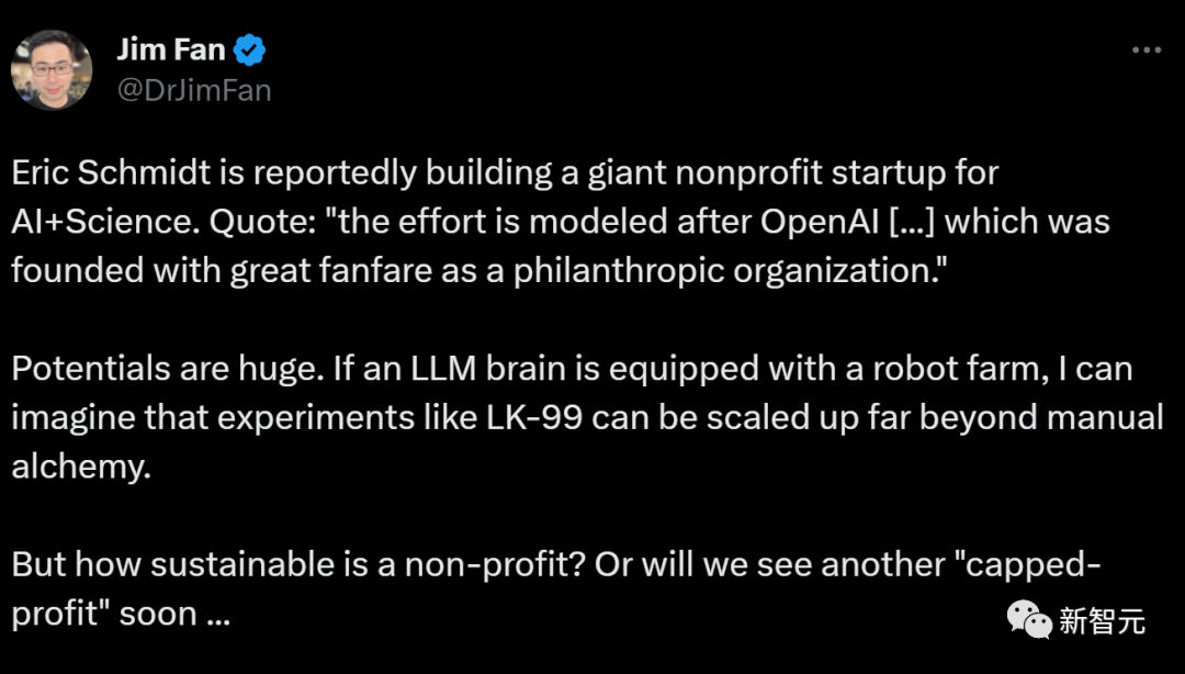 前GoogleCEO發起AI+Science登月計劃，旨在實現OpenAI的目標