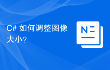C# 如何调整图像大小？