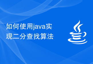 How to implement binary search algorithm using java