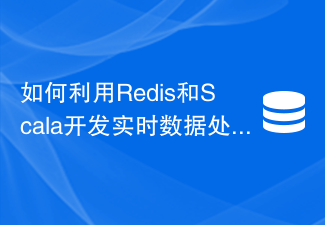 Comment développer des fonctions de traitement de données en temps réel à l'aide de Redis et Scala