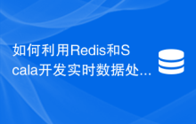 如何利用Redis和Scala开发实时数据处理功能
