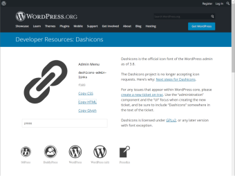 在 WordPress 中使用 Dashicons：综合指南