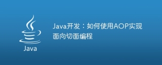 java开发：如何使用aop实现面向切面编程