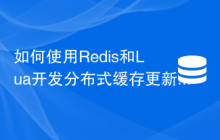 如何使用Redis和Lua开发分布式缓存更新功能
