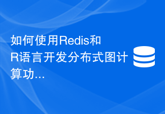 如何使用Redis和R語言開發分散式圖計算功能