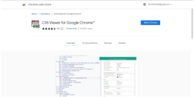CSS Viewer Chrome 扩展,专为开发者打造