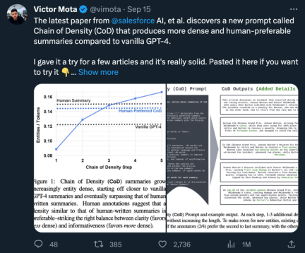 「字少信息量大」,Salesforce、MIT 研究者教 GPT-4「改稿」,数据集已开源
