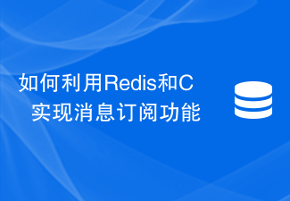 Redis 및 C++를 사용하여 메시지 구독 기능을 구현하는 방법