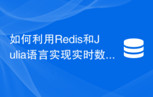 如何利用Redis和Julia语言实现实时数据分析功能