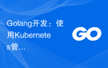 Golang开发：使用Kubernetes管理容器化应用