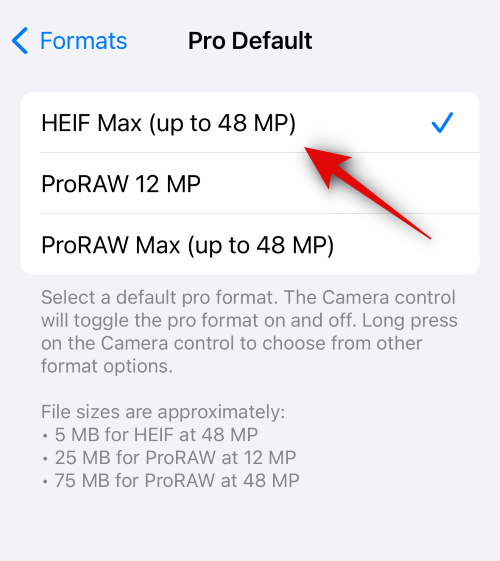 如何在 iPhone 14 Pro 上使用 HEIF Max （48 MP）并优化存储空间