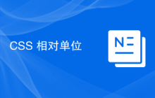 CSS 相对单位