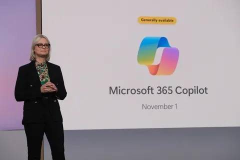 微软365 Copilot AI助手即将在11月1日开始为企业客户提供服务