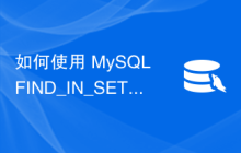 如何使用 MySQL FIND_IN_SET() 函数从表中获取特定记录作为结果集？