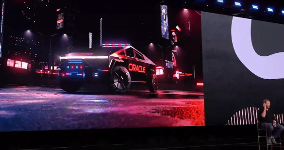 Tesla Cybertruck은 Larry Ellison이 미래의 경찰차로 칭찬했습니다.