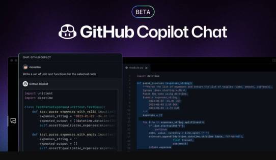 github copilot chat beta 现已向个人用户提供,适用于 visual studio 和 vs code