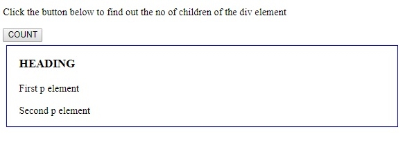 HTML DOM childElementCount 属性

childElementCount 属性返回指定元素的子元素数量（不包括文本节点和注释节点）。

语法：
element.childElementCount

示例：
var div = document.getElementById(