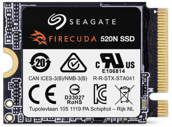 希捷FireCuda 520N M.2 2230 SSD首次亮相亚马逊平台