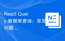 React Query 数据库查询：常见问题解答