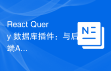 React Query 数据库插件：与后端API集成的终极指南