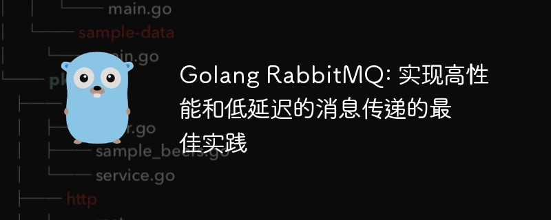 Golang RabbitMQ: 实现高性能和低延迟的消息传递的最佳实践