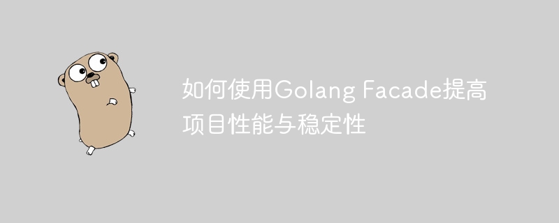 如何使用Golang Facade提高项目性能与稳定性