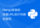 Django框架的优雅URL设计和路由规则