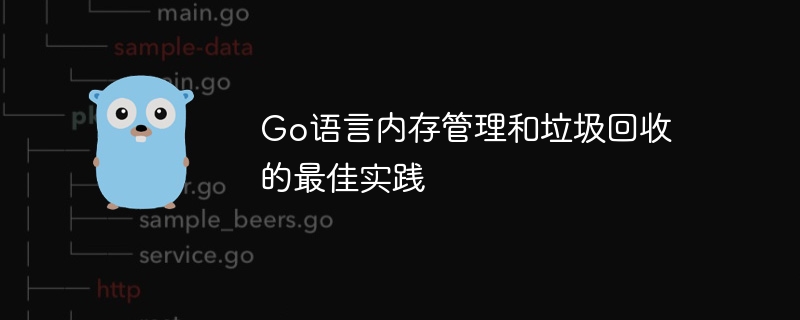 go语言内存管理和垃圾回收的最佳实践