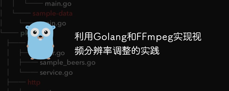 利用Golang和FFmpeg實現視訊解析度調整的實踐