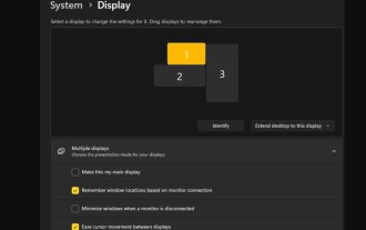 Hidupkan atau matikan pergerakan kursor Easy T antara monitor pada Windows 11