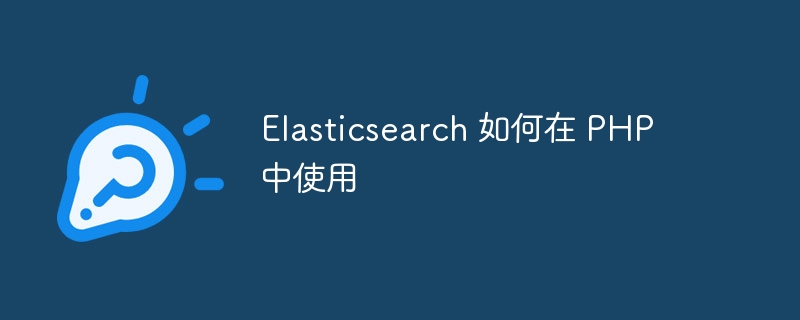 Elasticsearch 如何在 PHP 中使用