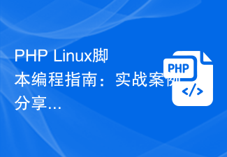 PHP Linux腳本程式設計指南：實戰案例分享