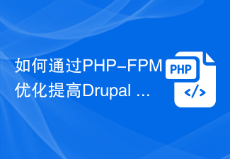 Comment améliorer les performances du site Web Drupal Commerce avec l'optimisation PHP-FPM