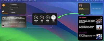 How to use interactive widgets on your Mac desktop