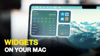 How to use interactive widgets on your Mac desktop