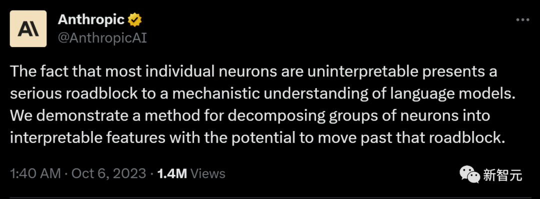 Pecahkan kotak hitam model besar dan reput neuron sepenuhnya! Saingan OpenAI, Anthropic memecahkan halangan AI yang tidak dapat dijelaskan