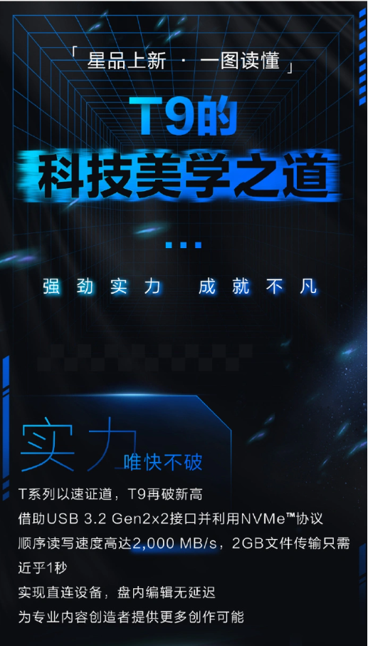 三星最新款T9系列移动固态硬盘正式发布