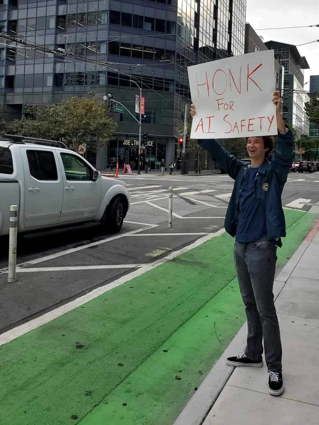 The risk of out-of-control AI triggered a sign-raising protest at Meta, and LeCun said the open source AI community is booming