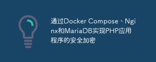 通过docker compose、nginx和mariadb实现php应用程序的安全加密