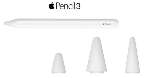 揭秘第三代Apple Pencil设计：外观保留，笔尖更加多样化