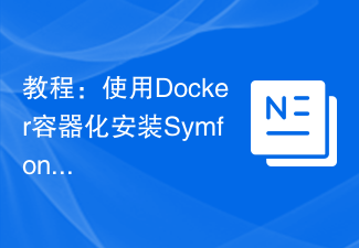 教程：使用Docker容器化安装Symfony