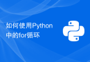 如何使用Python中的for循环
