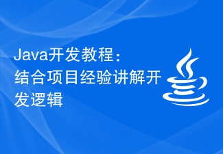 Java开发教程：结合项目经验讲解开发逻辑
