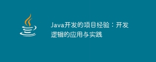 java开发的项目经验:开发逻辑的应用与实践