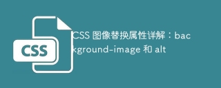 CSS 图像替换属性详解:background-image 和 alt
