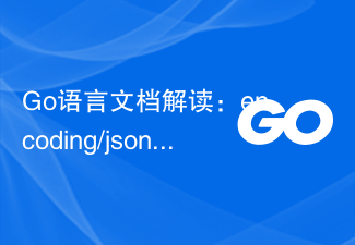 Go語文文件解讀：encoding/json.Encoder類型詳解