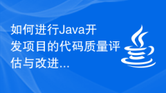 Java 開発プロジェクトのコード品質を評価および改善する方法