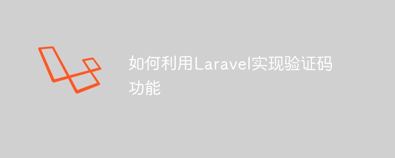 如何利用Laravel實現驗證碼功能