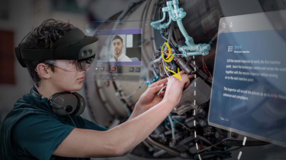 Microsoft unveils new generation of lighter, more efficient head-mounted display technology