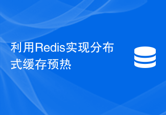 Redis を使用して分散キャッシュの予熱を実装する